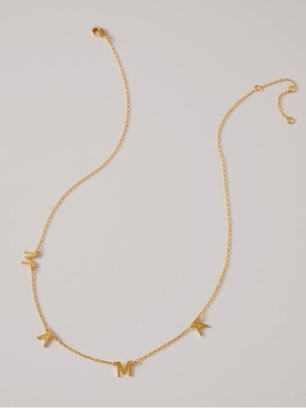 Three Bird Nest Mama Letters Necklace 18K Gold Dipped New Jewelry Boho Bohemian